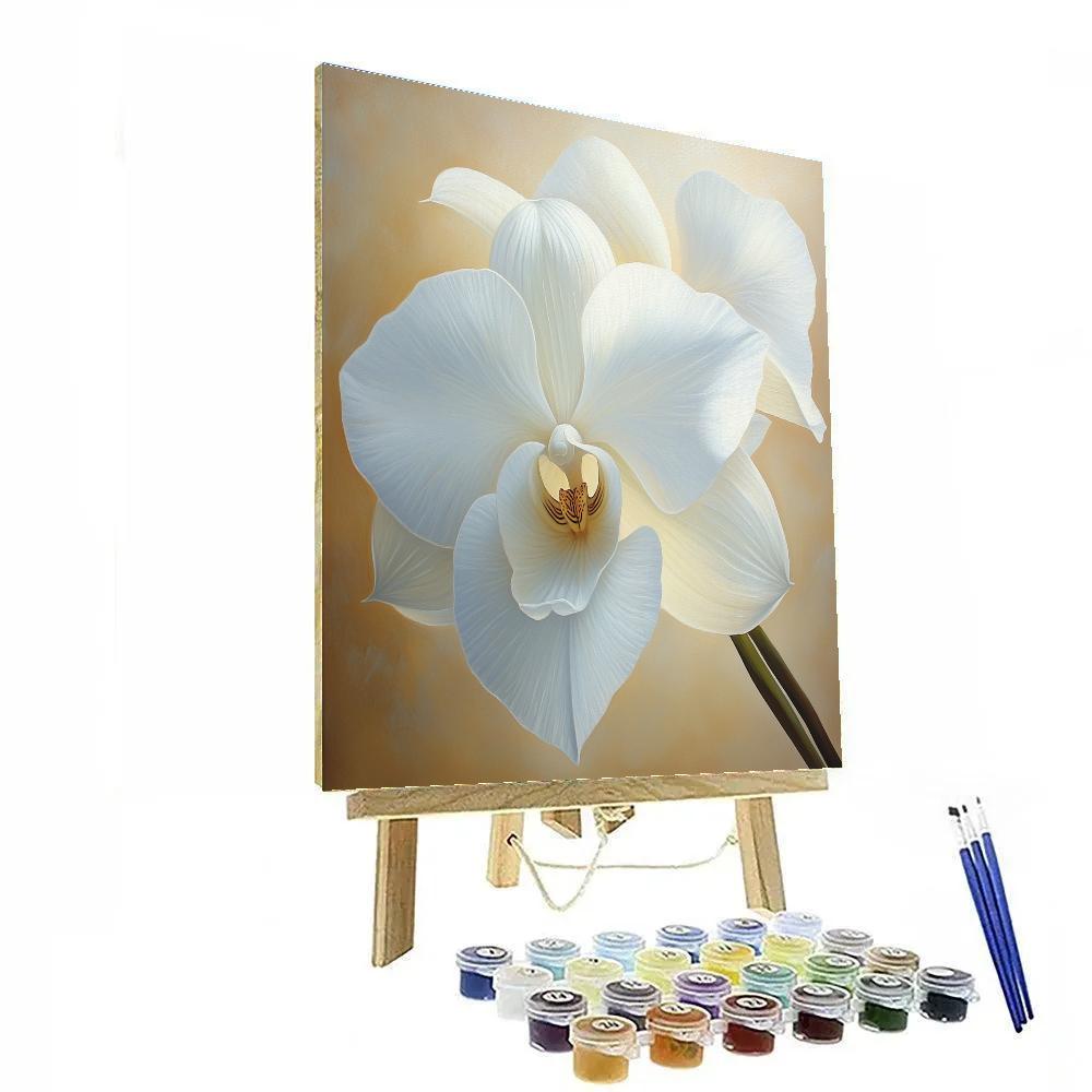 Georgia O’Keeffe Inspired Majestic Orchid painting number kit