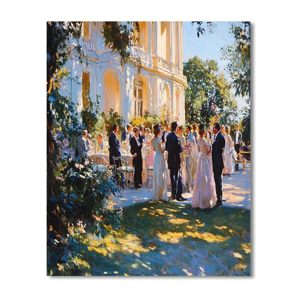 John Singer Sargent Inspired Summer Garden Party Painting by numbers kit