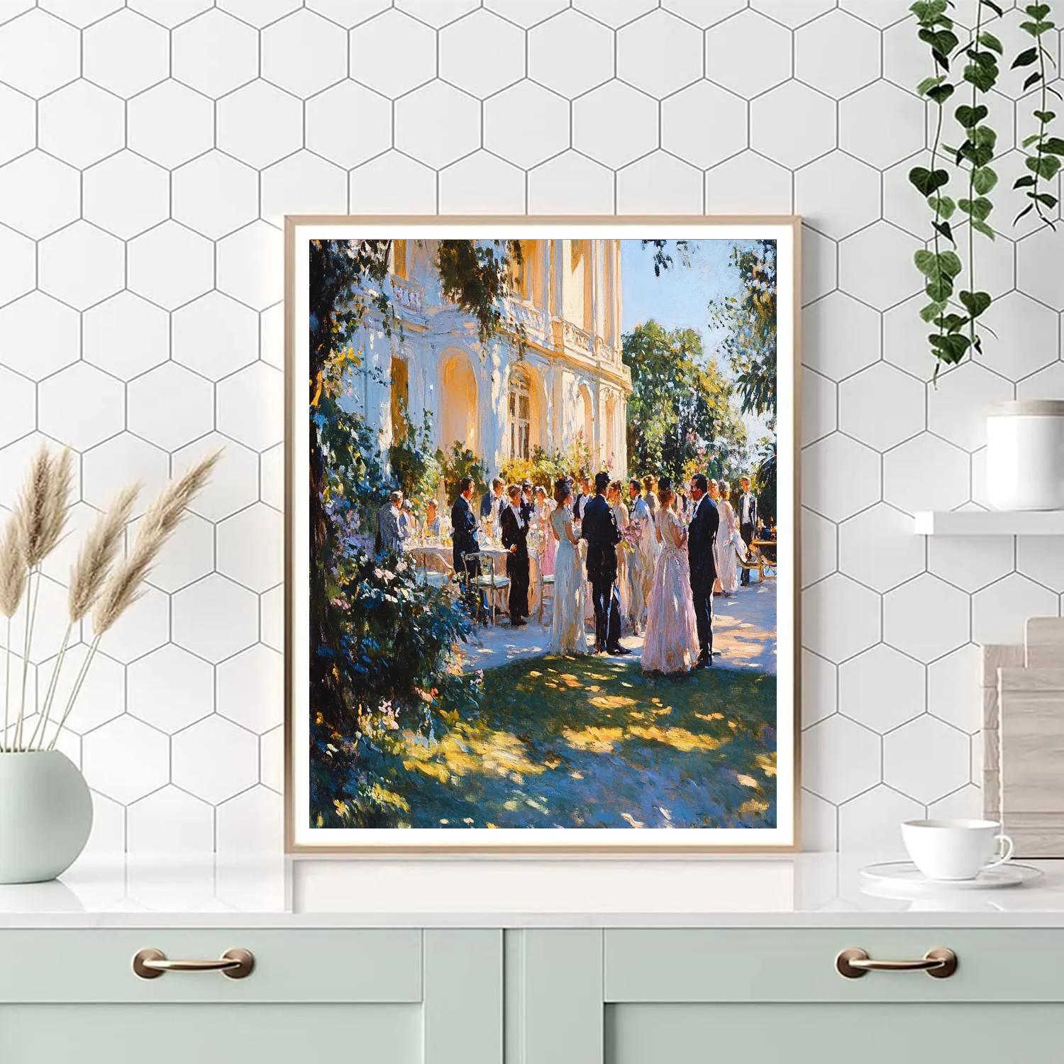 John Singer Sargent Inspired Summer Garden Party Painting by numbers kit