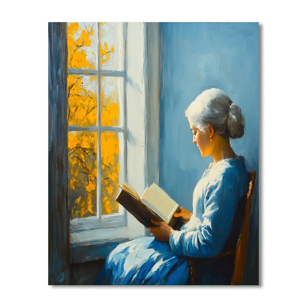 Jan Vermeer Inspired Quiet Interior DIY paint by numbers
