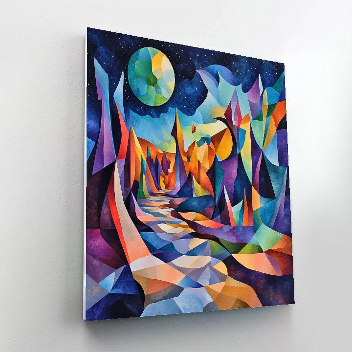 Picasso Inspired Cosmic Creatures Painting by numbers kit