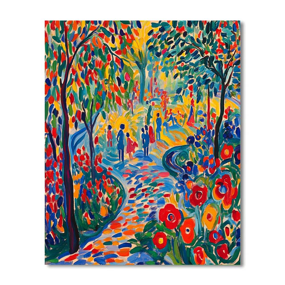 Matisse Inspired Garden Celebration Paint by numbers kits