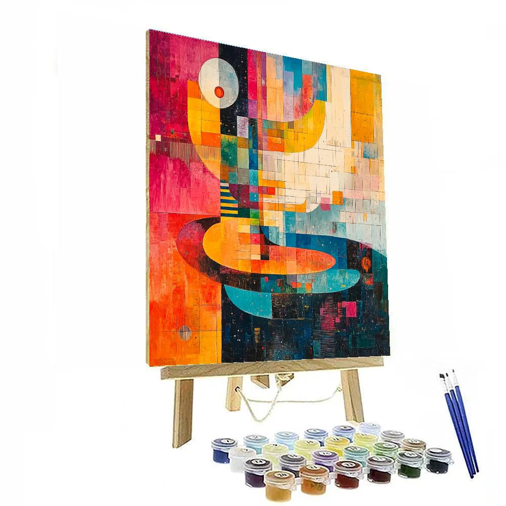 Kandinsky Inspired Symphonic Colors Paint by numbers art