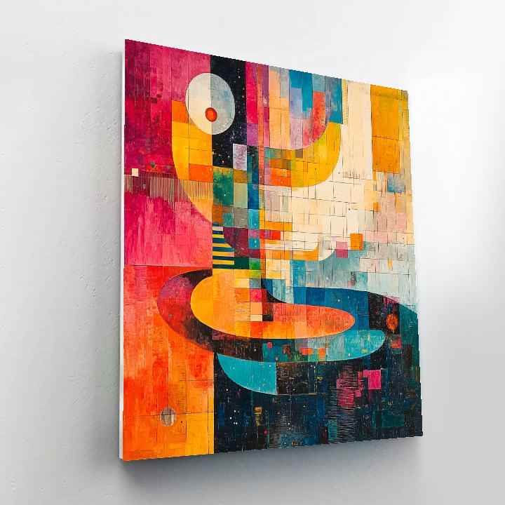 Kandinsky Inspired Symphonic Colors Paint by numbers art