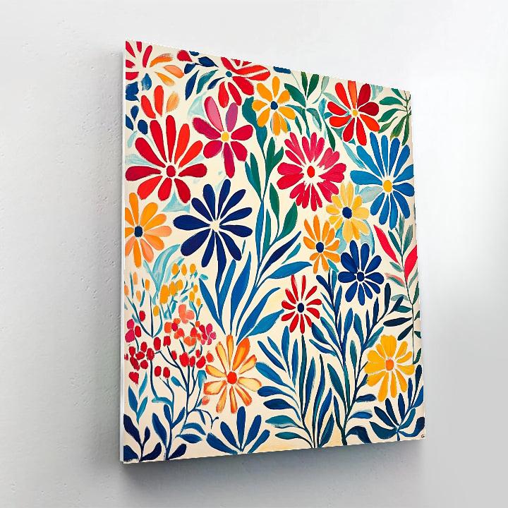 Matisse Inspired Joyful Chaos Paint by numbers art