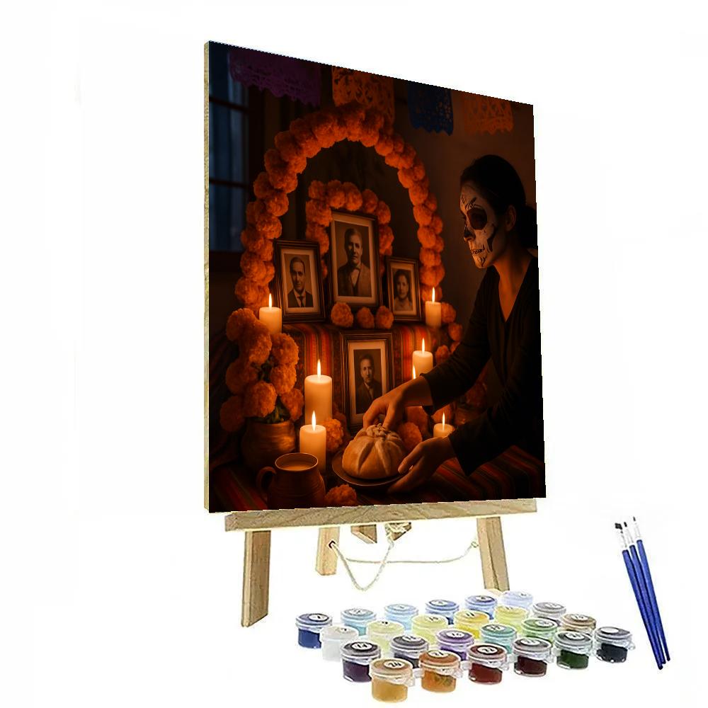 Dia De Muertos Family Ofrenda paint by numbers