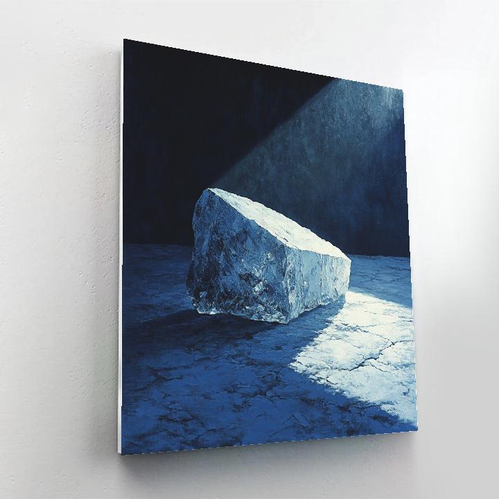Caravaggio Inspired Midnight Glacier DIY paint by numbers