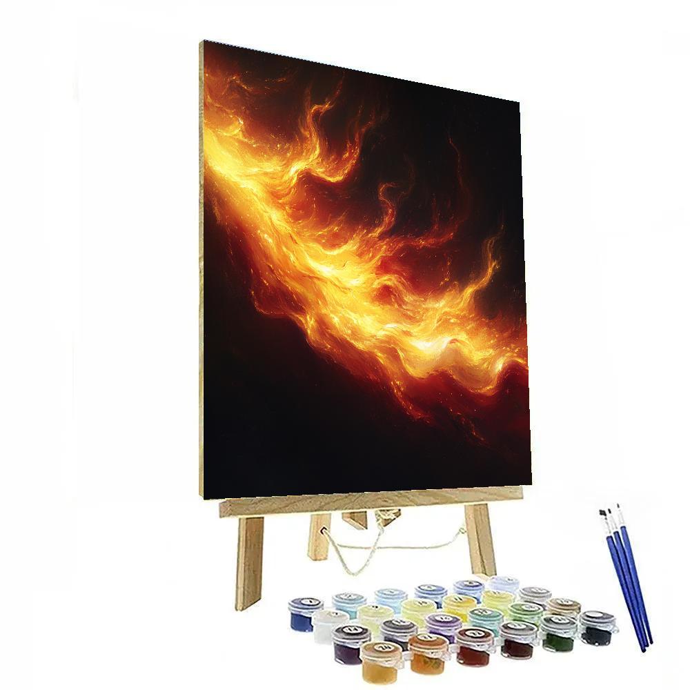 Caravaggio Inspired Solar Flare Numbered painting kits