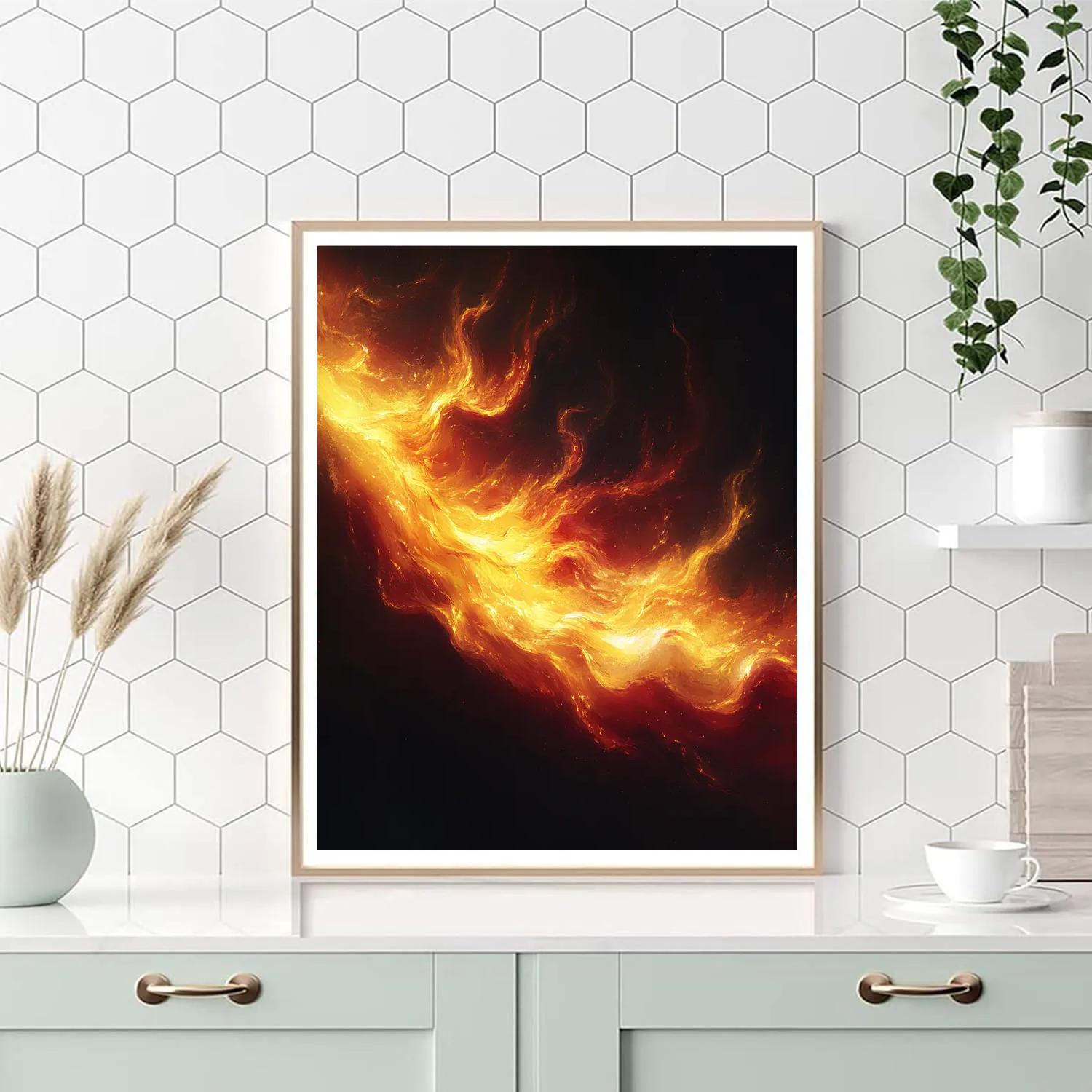 Caravaggio Inspired Solar Flare Numbered painting kits