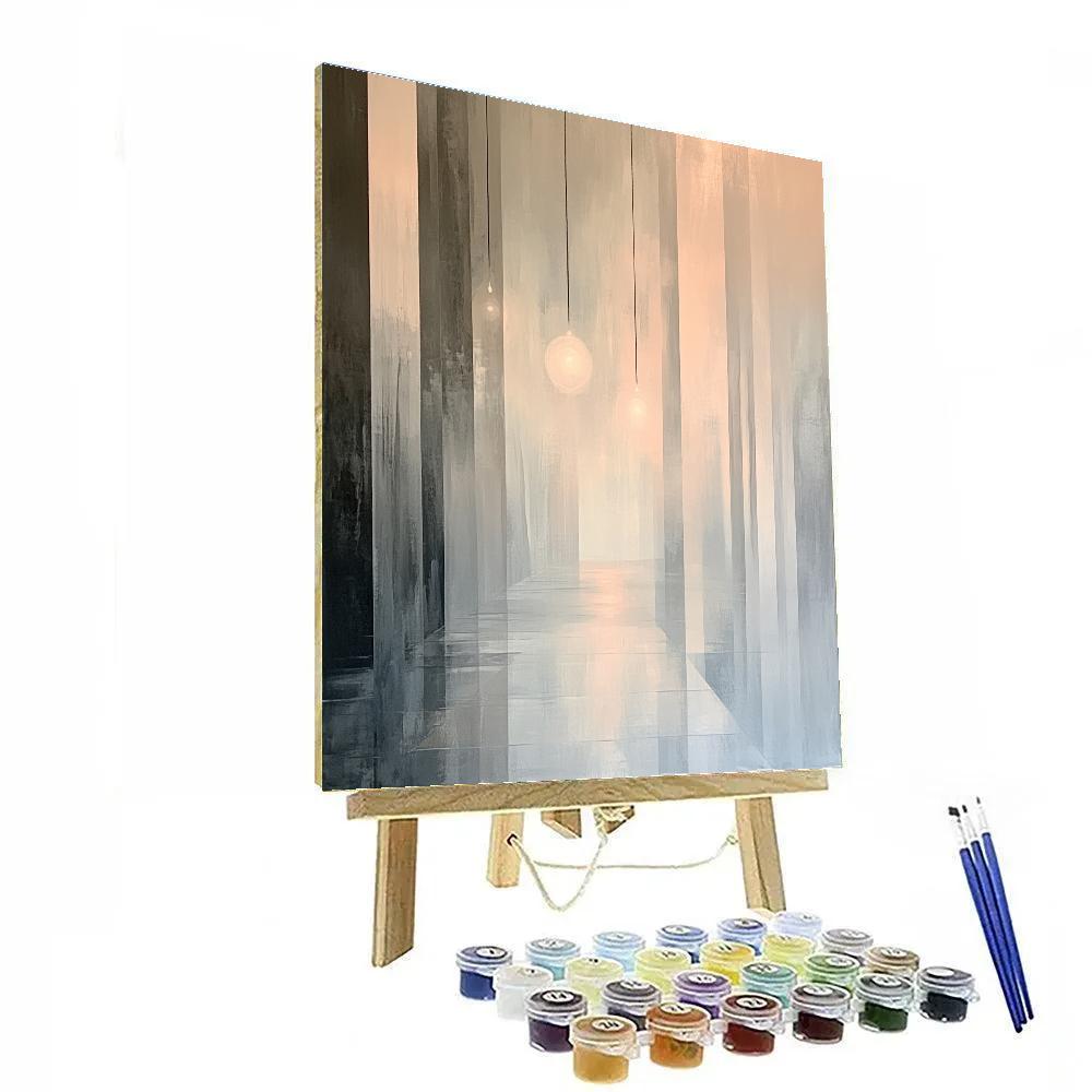 Edgar Degas Inspired Veil Of Rain painting number kit