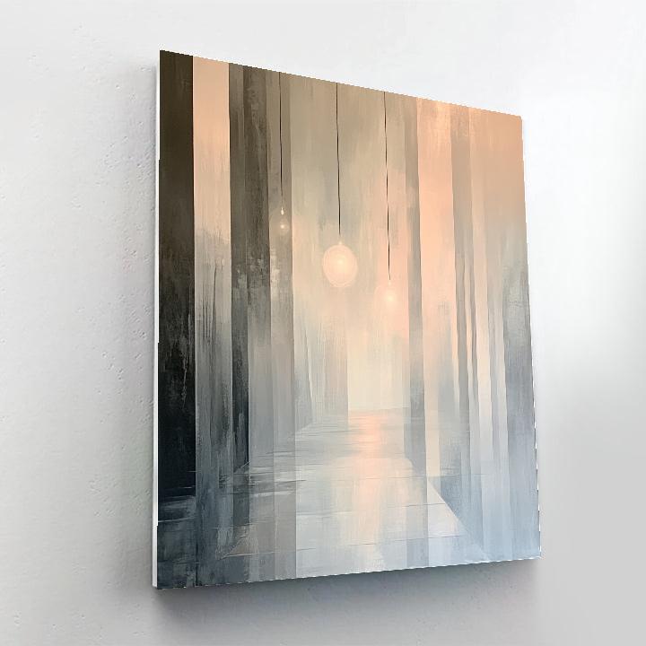 Edgar Degas Inspired Veil Of Rain painting number kit