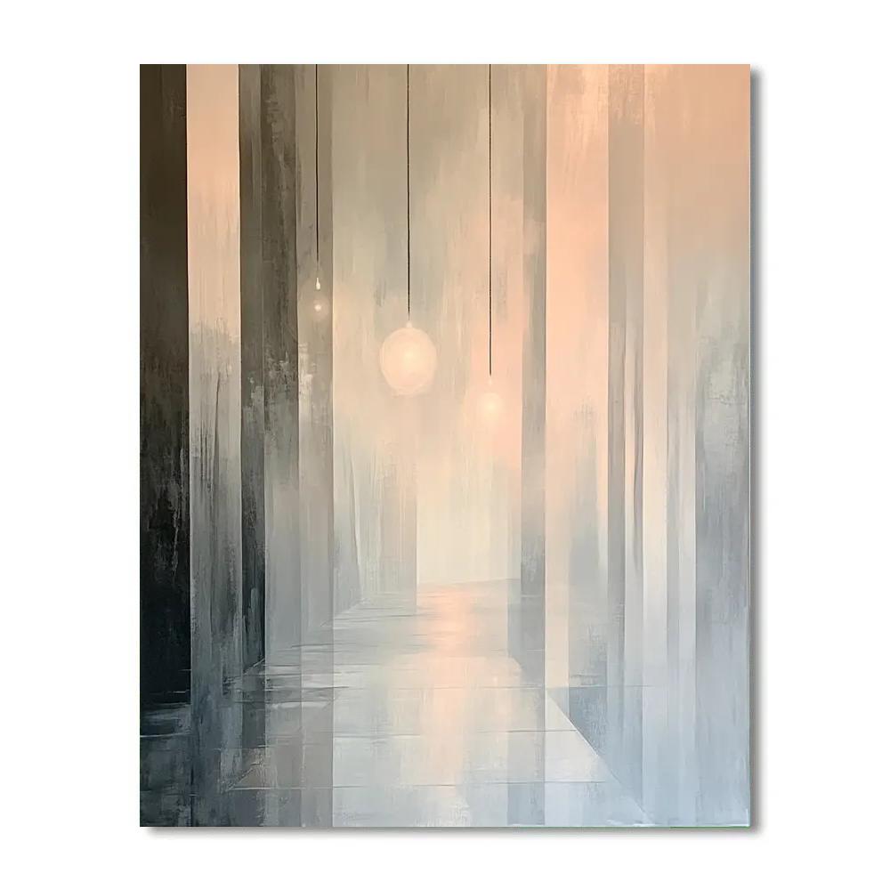 Edgar Degas Inspired Veil Of Rain painting number kit