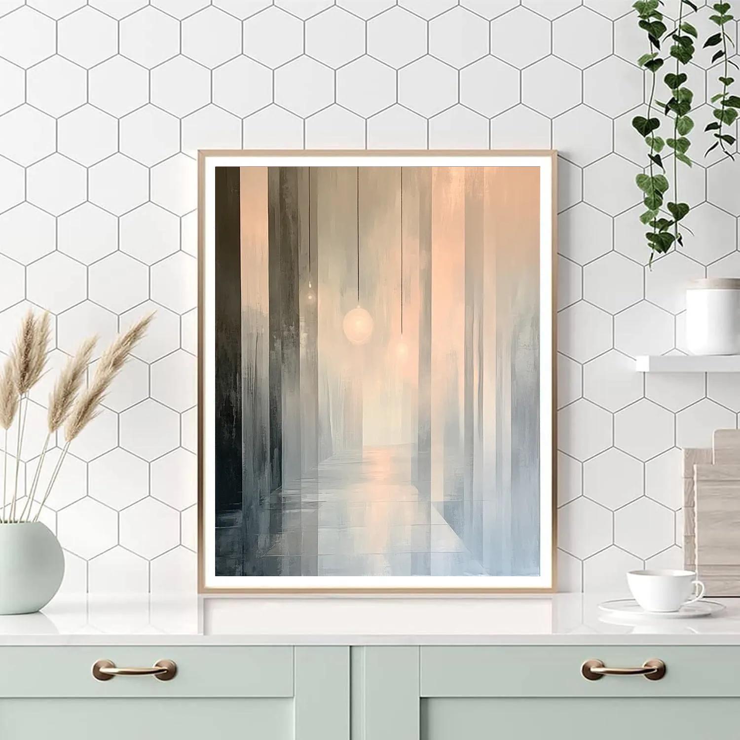 Edgar Degas Inspired Veil Of Rain painting number kit