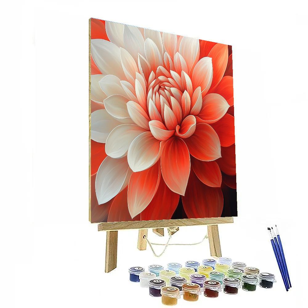 Georgia OKeeffe Inspired Desert Flowers paint by numbers