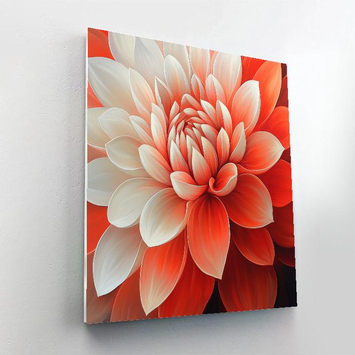 Georgia OKeeffe Inspired Desert Flowers paint by numbers