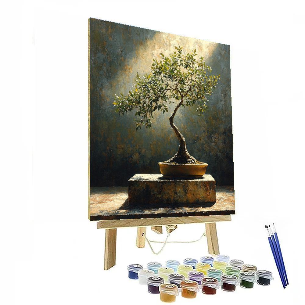 Caravaggio Inspired Twilight Bonsai DIY paint by numbers