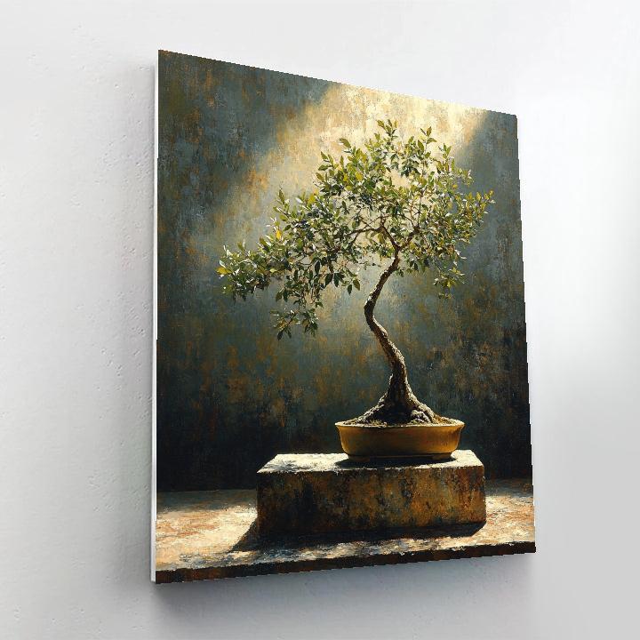Caravaggio Inspired Twilight Bonsai DIY paint by numbers