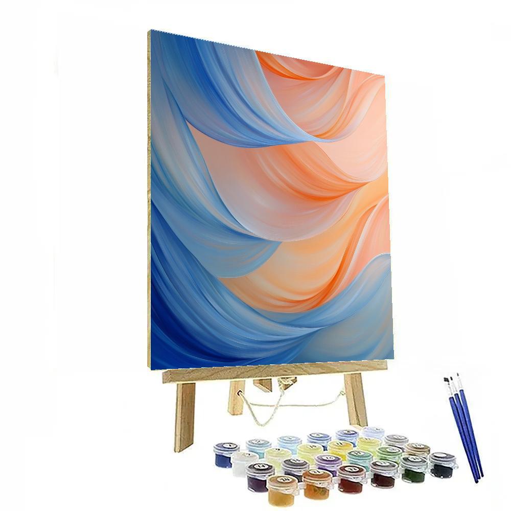 Edgar Degas Inspired Silk Of Wind paint by number