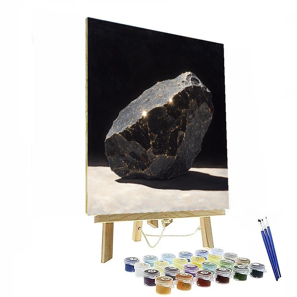 Caravaggio Inspired Meteorite Fragment Numbered painting kits
