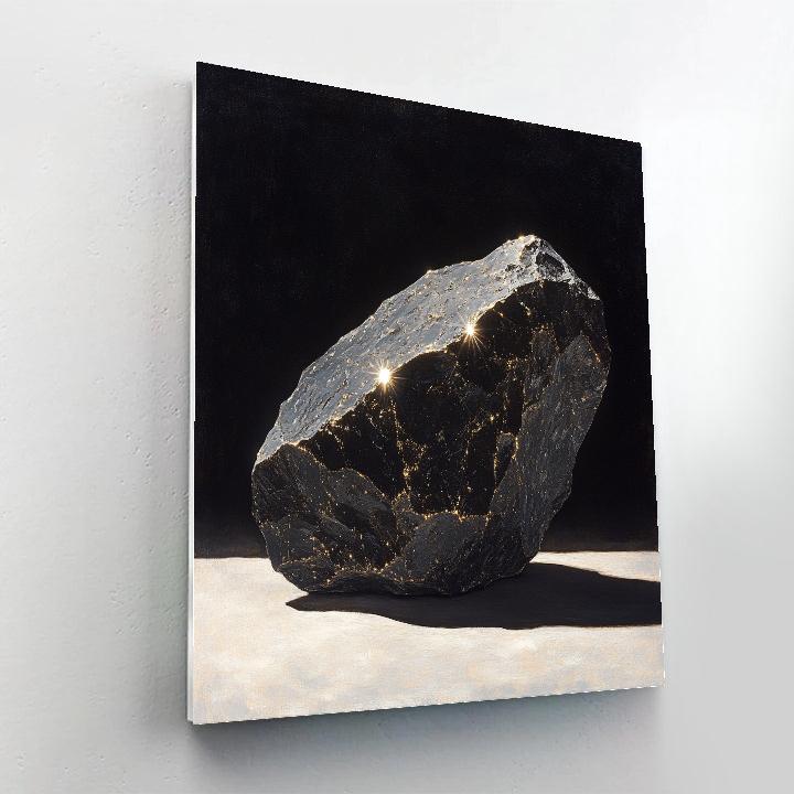 Caravaggio Inspired Meteorite Fragment Numbered painting kits