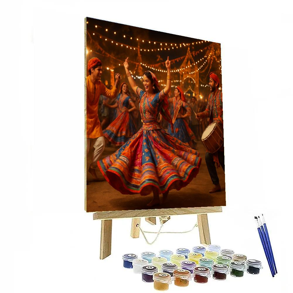 Navratri Garba Nights paint by numbers