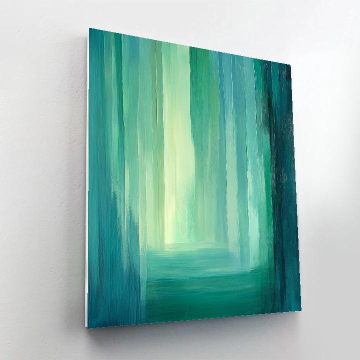 Edgar Degas Inspired Quiet Aurora paint by color