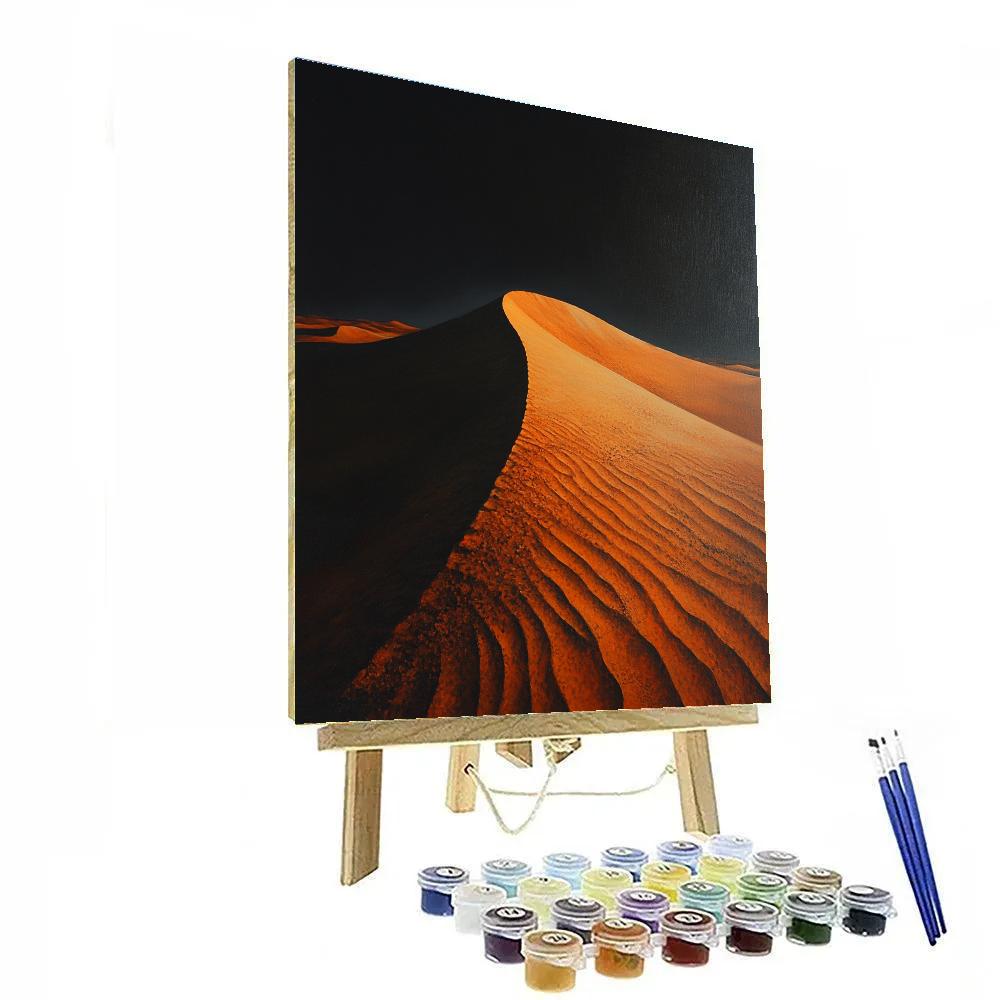 Caravaggio Inspired Desert Dune Shadow Numbered painting kits