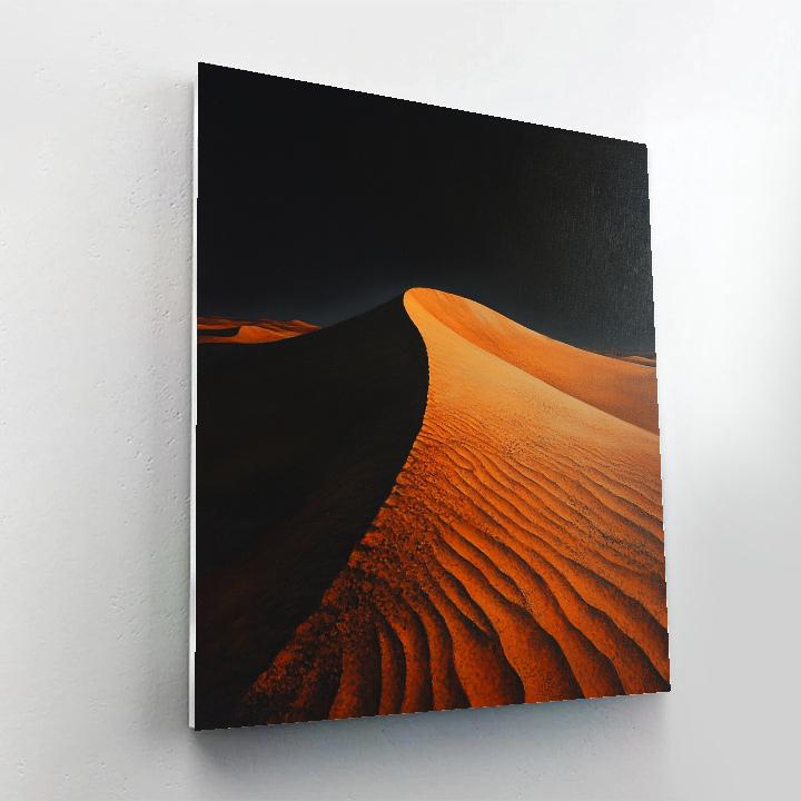 Caravaggio Inspired Desert Dune Shadow Numbered painting kits