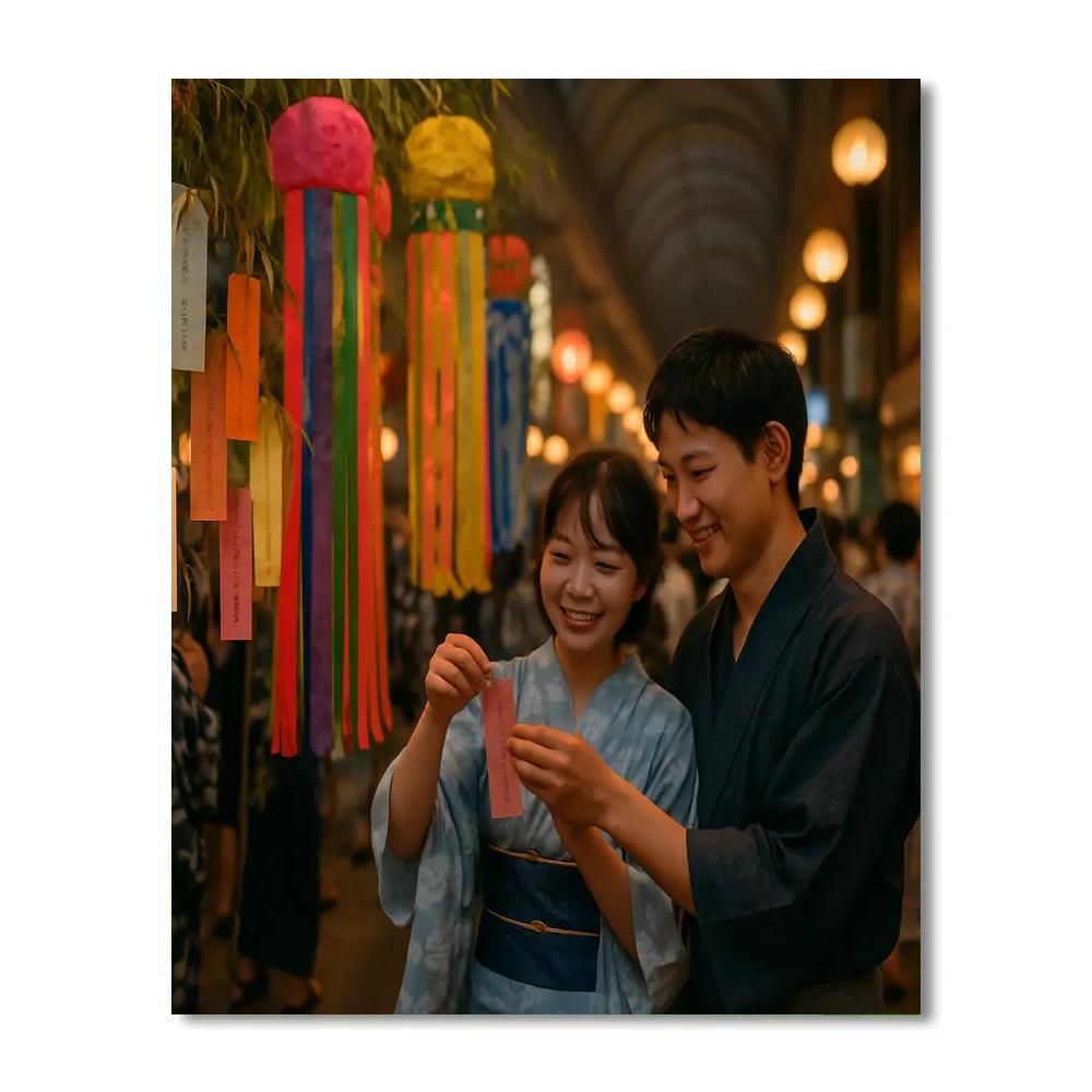 Tanabata Night In Sendai paint by numbers