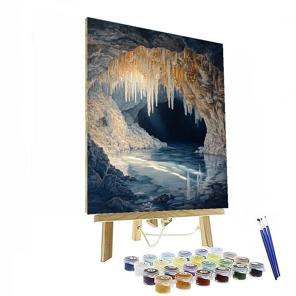 Caravaggio Inspired Crystalline Cave paint by color