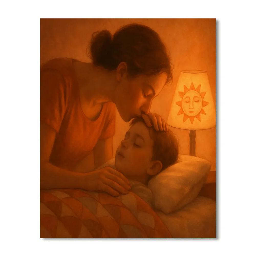Solar Kiss Goodnight paint by color