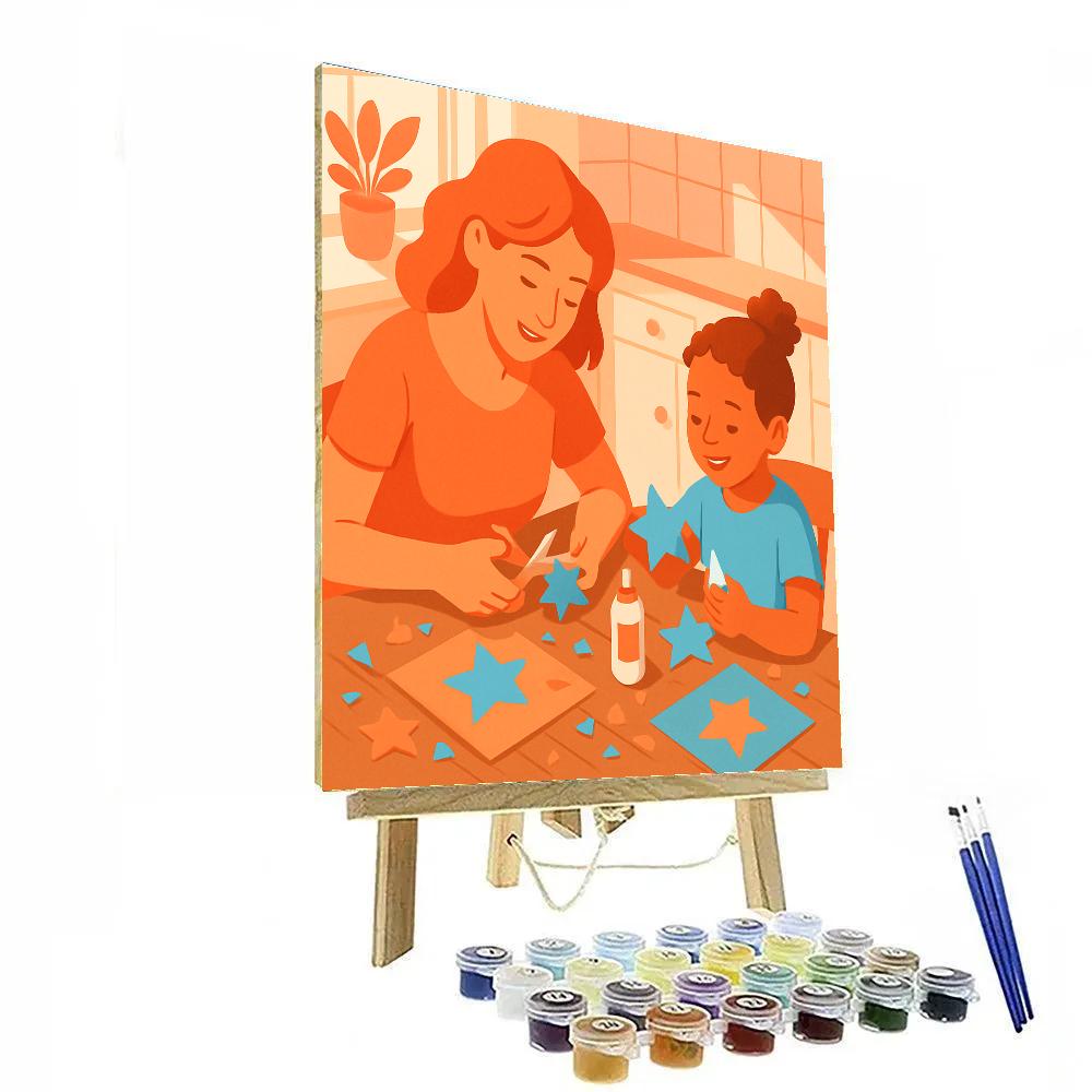 Cosmic Craft Morning Painting by numbers kit