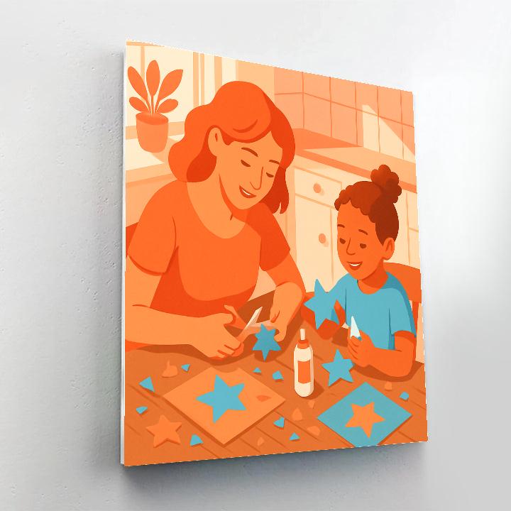 Cosmic Craft Morning Painting by numbers kit