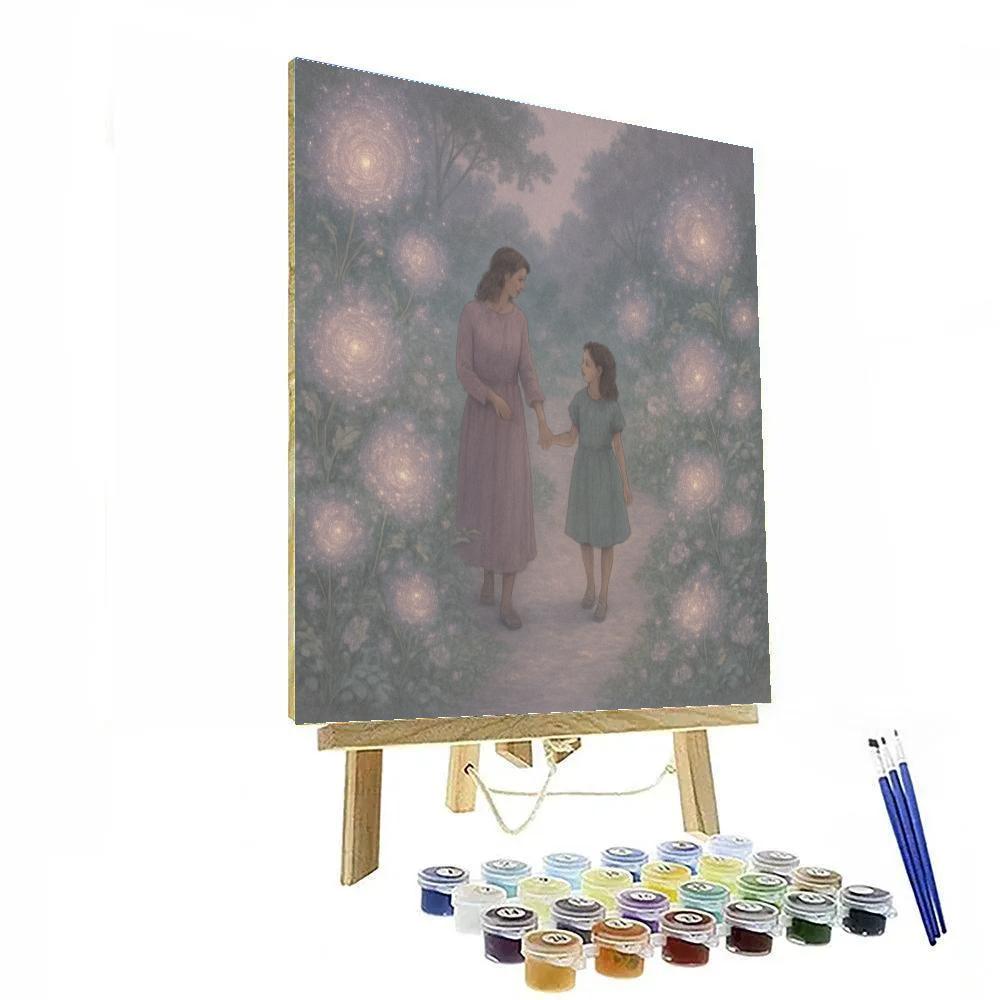 Celestial Garden Walk Number painting