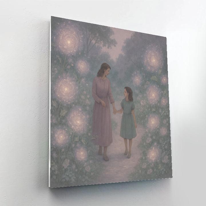 Celestial Garden Walk Number painting