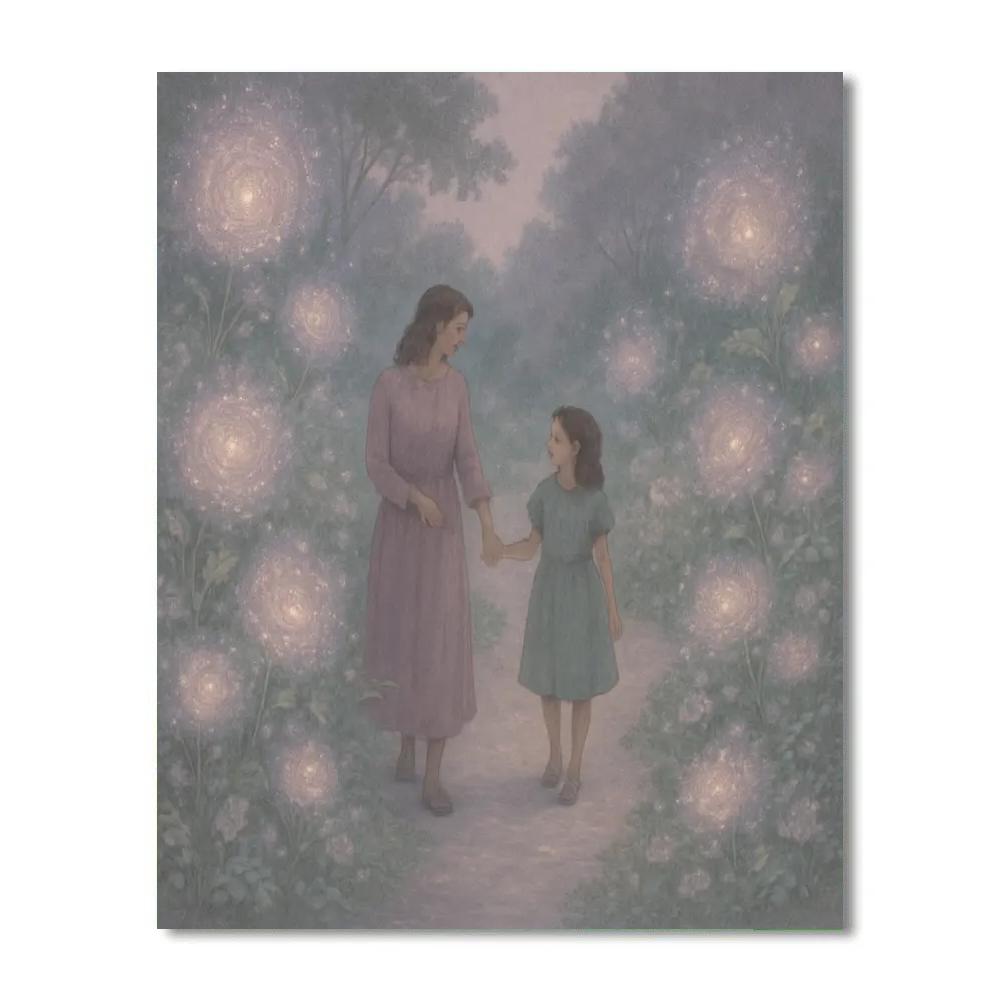 Celestial Garden Walk Number painting