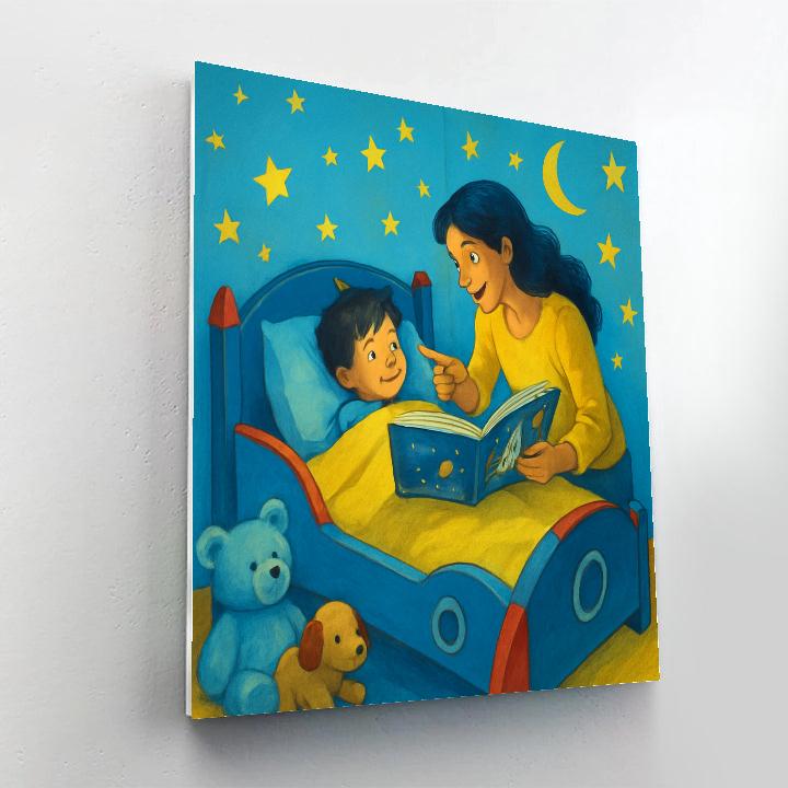 Rocket Ship Bedtime Adventure Paint by numbers kits