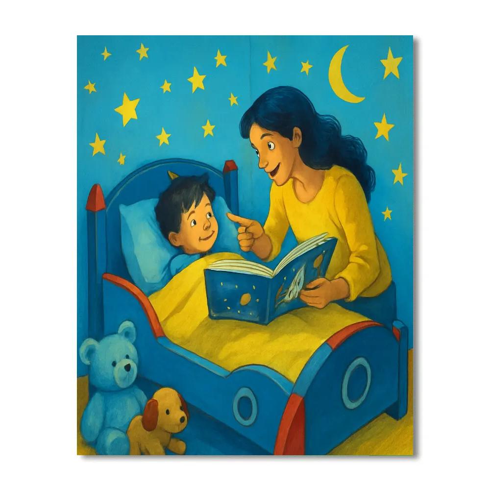 Rocket Ship Bedtime Adventure Paint by numbers kits
