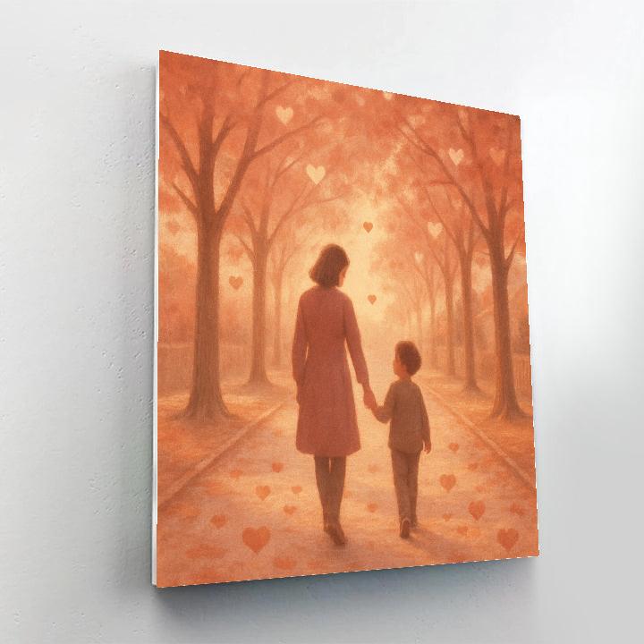 Orbiting Heart Lane paint by numbers