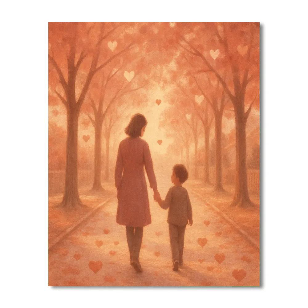 Orbiting Heart Lane paint by numbers