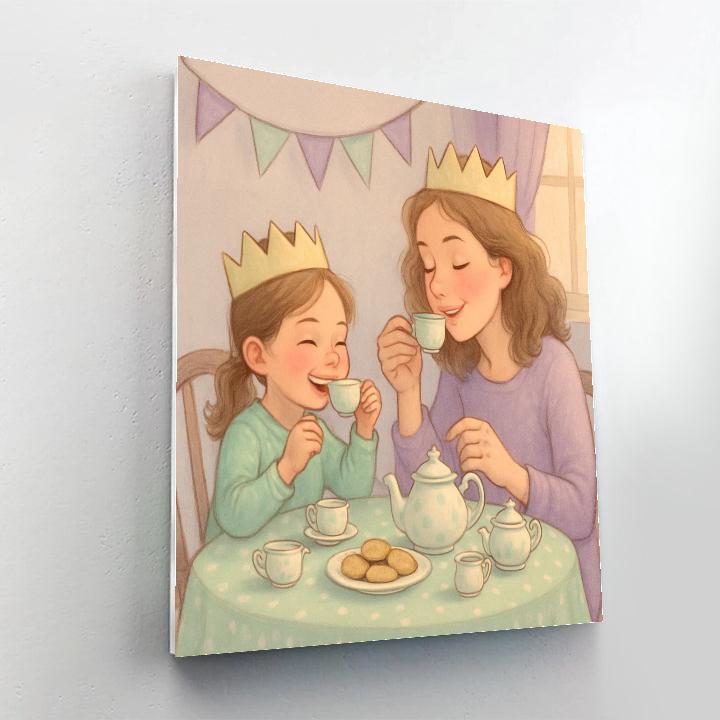 Stellar Tea Party paint by number