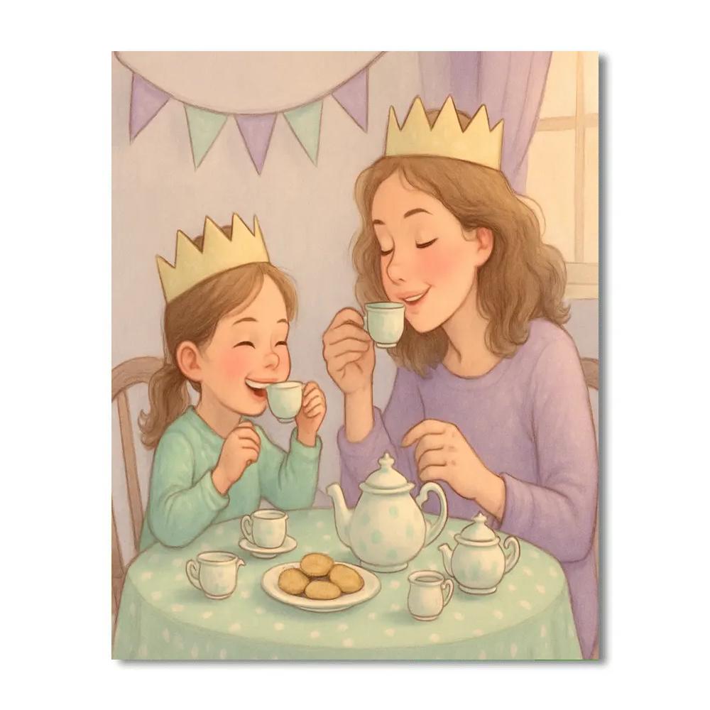 Stellar Tea Party paint by number