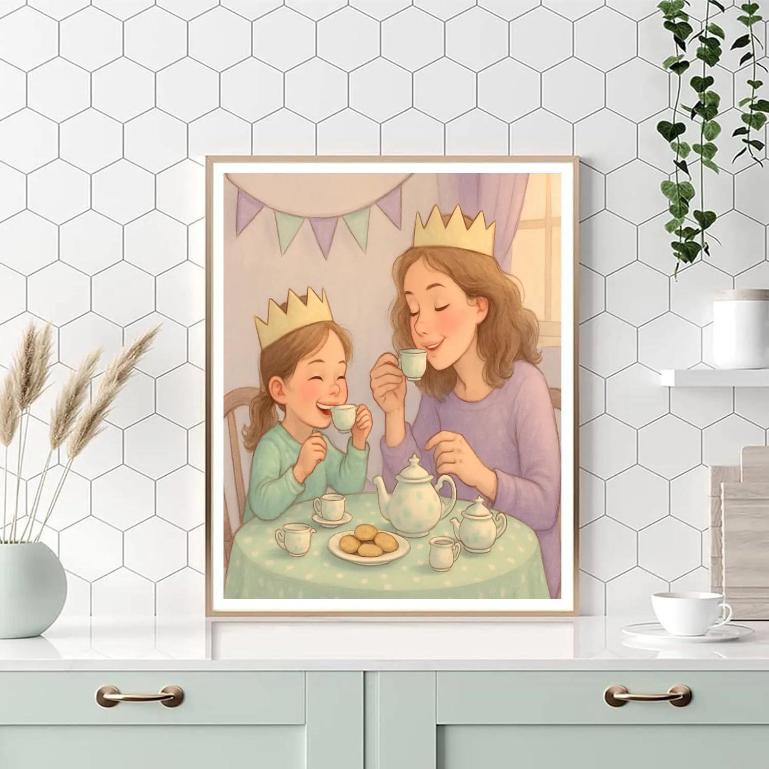 Stellar Tea Party paint by number