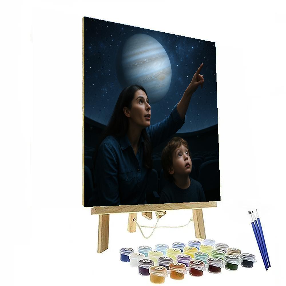 Planetarium Wonders Visit Painting by numbers kit