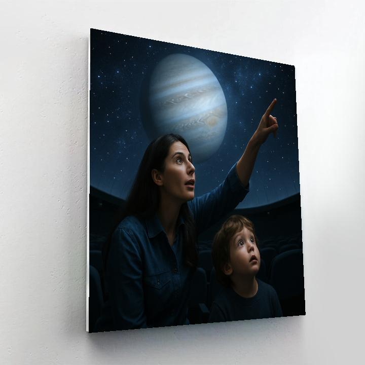 Planetarium Wonders Visit Painting by numbers kit