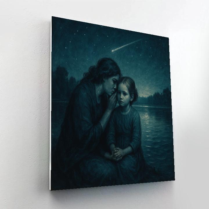 Shooting Star Promise Number painting
