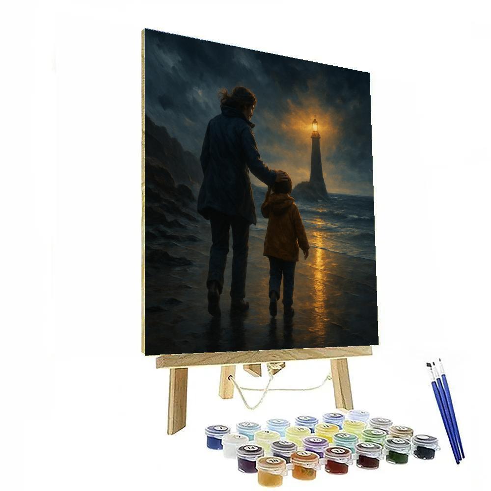 Lighthouse Guidance Walk paint by number