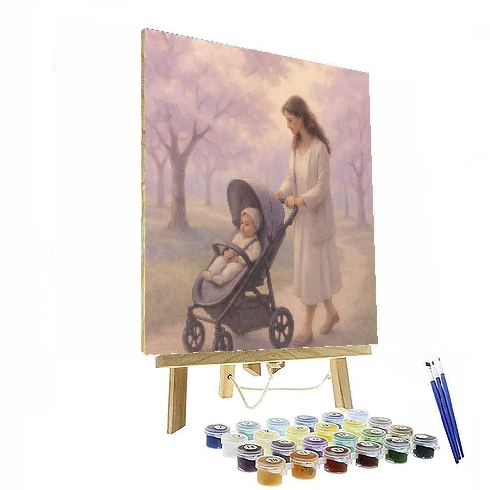 Nebula Nursery Walk DIY paint by numbers