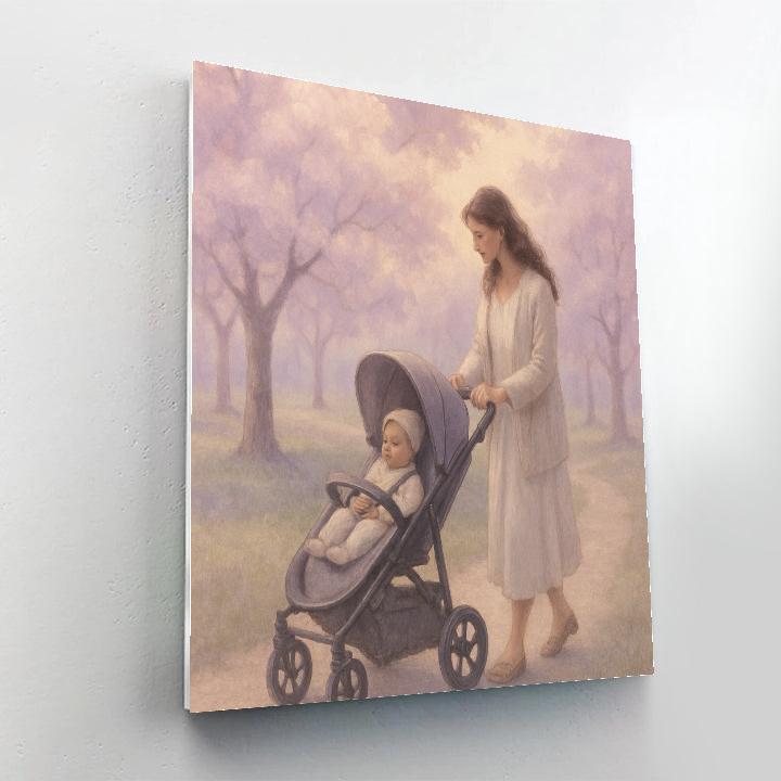 Nebula Nursery Walk DIY paint by numbers