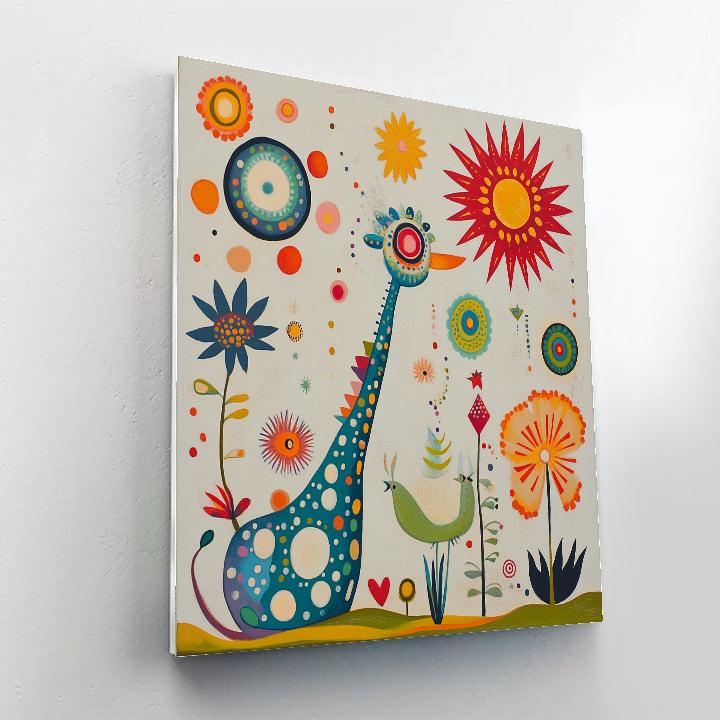 Miro Inspired Circus Of Planets paint by color